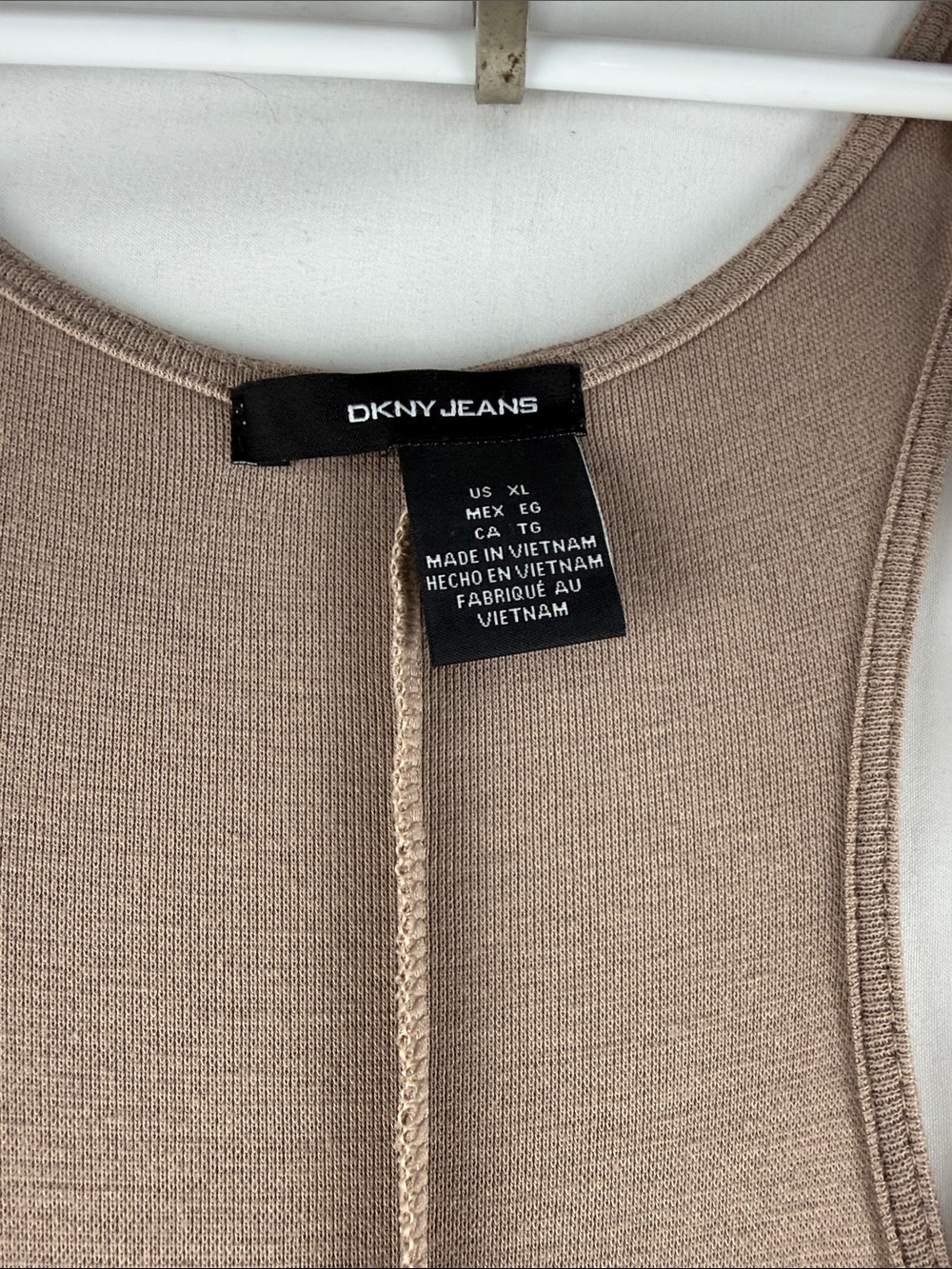 DKNY Maxi Tank Dress Brown Sleeveless Women's XL NWT - Picture 3 of 7